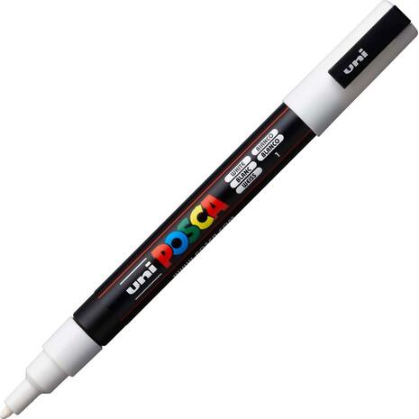 Μαρκαδόρος Posca PC-3M fine1.3mm white